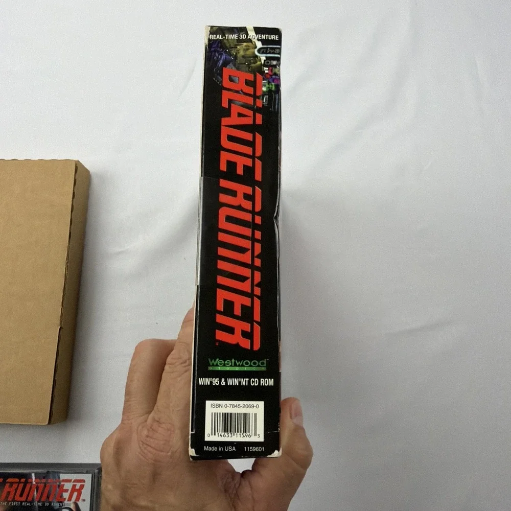 Blade Runner PC Big Box 1997 Vintage Computer Game Westwood 4 Discs